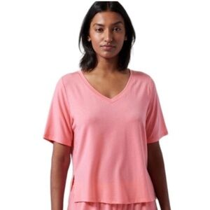 Athleta Nighttime Bliss Sleep Tee (Pink) (XS)